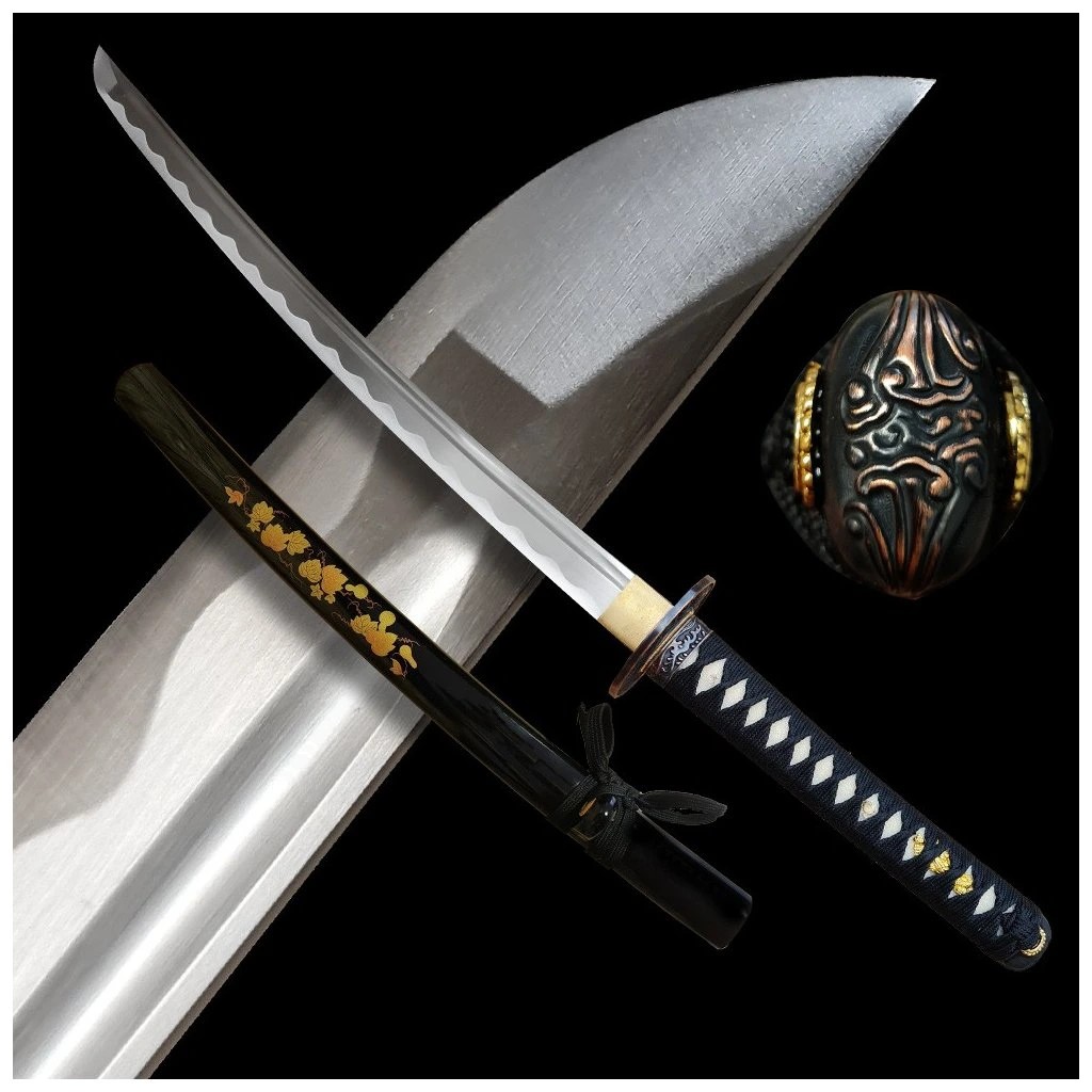 foto Kawashima Wakizashi Flowers